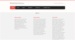 Desktop Screenshot of hartmansteel.com